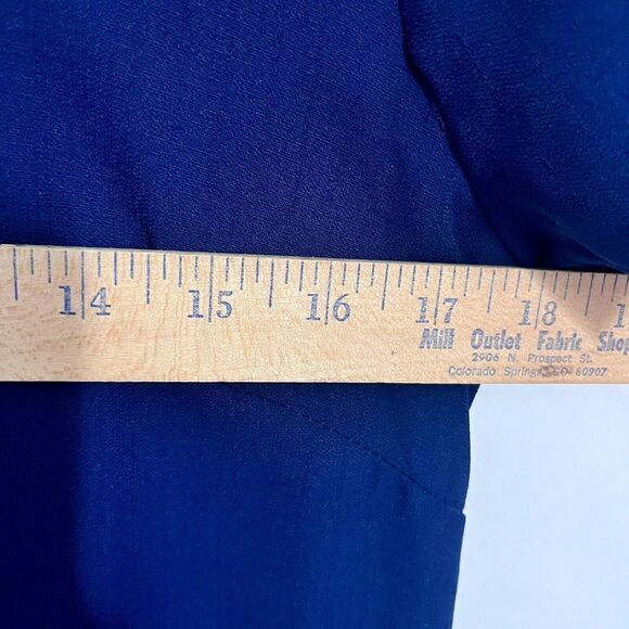 Lulu's Women's Dress Shift and Shout Blue Short Sleeved Size S  Zip Back - Picture 6 of 8